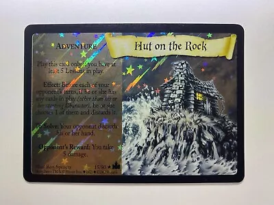 HARRY POTTER ADVENTURES HOGWARTS TCG CCG Hut On The Rock FOIL HOLO 15/80 LP • $9.99