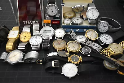 Group Of Vintage Timex Wrist Watches For Parts & Repair #f4 • $10.50