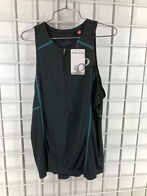 Pearl Izumi Women's Select Pursuit Tri Sleeveless Jersey Black/Breeze Size M $65 • $12