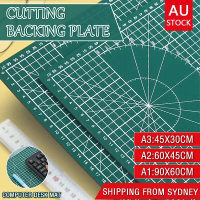 A1 A2 A3 Large Thick Self Healing Cutting Mat Double-Side Art Craft DIY Au Stock • $22.99