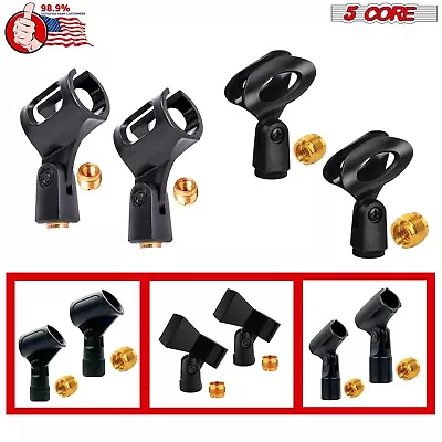 5Core 2-6 Pcs Microphone Mic Clip Holder For Mic Stand With 5/8  To 3/8  Adapter • $8.49