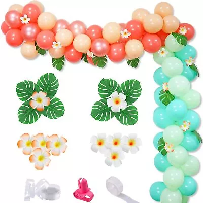 Tropical Balloon Garland Arch Kit Hawaii Jungle Luau Moana Balloon Garland Pa • $22.89