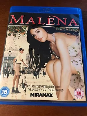 Malena Blu-ray 2000 Italian Movie Classic With Monica Bellucci  REGION B DISC  ! • $15.99