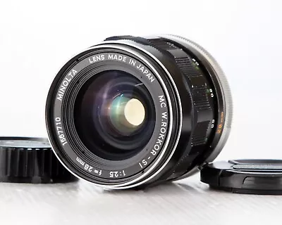 Minolta MC W.Rokkor SI 28mm F/2.5 Wide Angle MF Lens For SR-mount SLR Camera JPN • $99.99