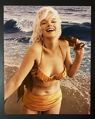 1962 Marilyn Monroe Original Photo George Barris Santa Monica Beach Bathing Suit • $300