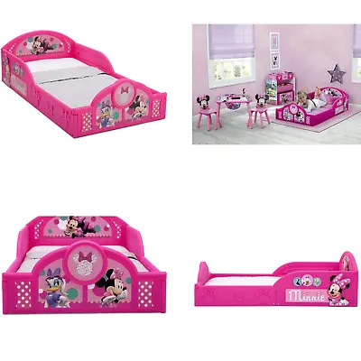 Cama De Plastico Para Dormir Y Jugar De Minnie Mouse Para Niños Pequeños Rosa • $98.95