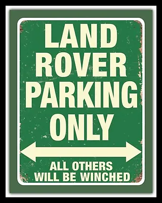 Land Rover Parking Range Rover Evoque Defender Metal Wall Sign Others Listed 582 • £4.99