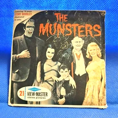 Scarce Sawyer's B481 The Munsters TV Show Herman View-master 3 Reels Packet Set • $259