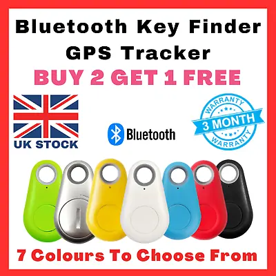 £3.80 • Buy Key Finder Tag Bluetooth GPS Tracker Child Locator Wireless Lost Wallet Keyring
