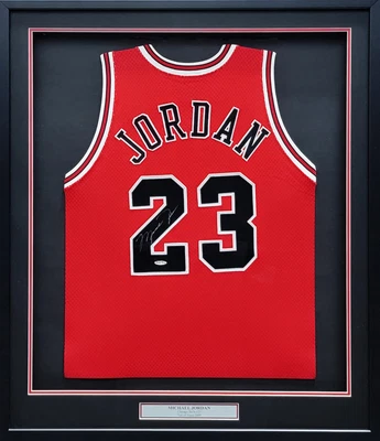 $16378.73 • Buy Bulls Michael Jordan Autographed Framed Champion Jersey UDA & Beckett AB89202