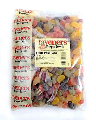 Taveners Fruit Pastilles 3kg - Traditional Pick N Mix Sweets • £14.49