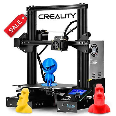 £259.99 • Buy New Creality Ender 3 V2/ Ender 3 Pro 3D Printer DC 24V + Glass Bed PLA Filament