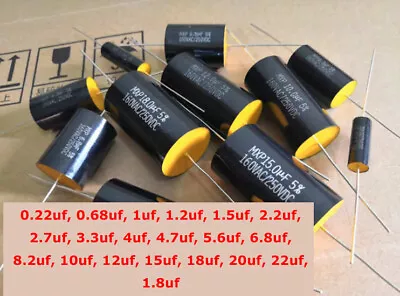 250V 0.22UF~1.8UF MXP Speaker Loudspeaker Divider Poleless Capacitor Black • $3.29