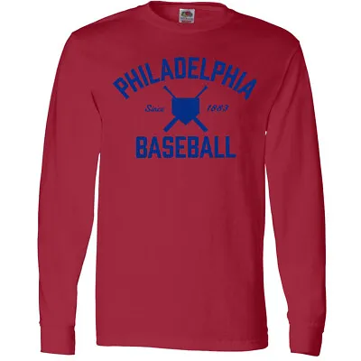 Inktastic Philadelphia Baseball Long Sleeve T-Shirt Sports Vintage Philly Pa Of • $19.99