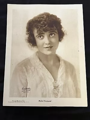 Vintage Photo Mabel Normand Silent Film Actress Hartsook Water Color Co. 8.5x11 • $19.99