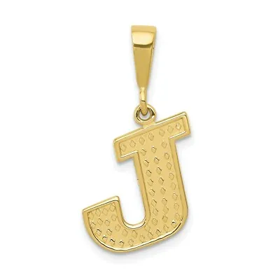 Real 10kt Yellow GoldY Initial J Pendant • $99.85