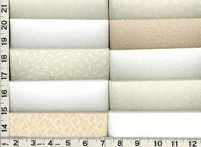 Neutral Jelly Roll 40 -2 1/2   Strips Quilting & Sewing Fabric • $23.35