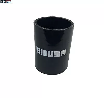 High Performance 2  Straight 4Ply Black Intake/Intercooler Silicone Coupler Hose • $8.98