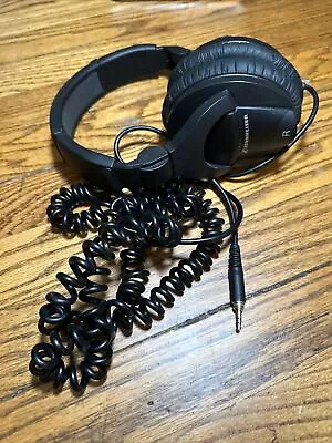 Sennheiser HD 280 Pro 64 Ohm Over The Ear Black Headphones - TESTED & WORKING! • $49.99