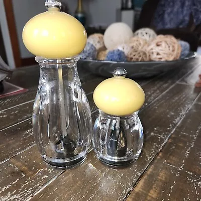 Vintage Olde Thompson Lucite Mid Century Retro Salt Shaker & Pepper Mill • $21