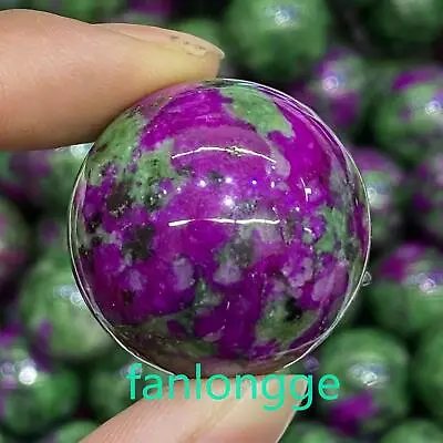 1pc Natural Zoisite Ball Quartz Crystal Sphere Reiki Healing 30mm • $10.50