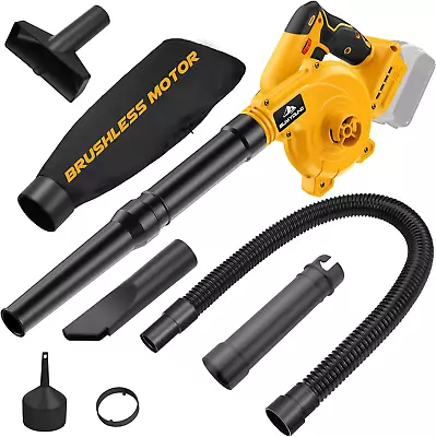 Cordless Leaf Blower For Dewalt 20V Max BatteryElectric Jobsite Air Blower With • $62.88