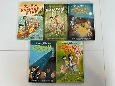 Famous Five Collection By Enid Blyton Books 1-5 • £9.95