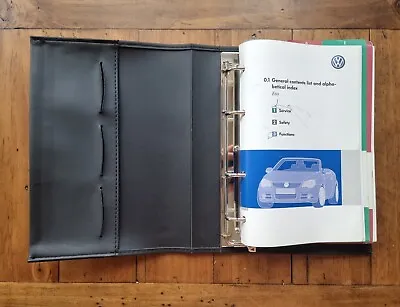 VW EOS (2006 - 2010) Owners Manual / Handbook + Audio Guide + Wallet • $49.77