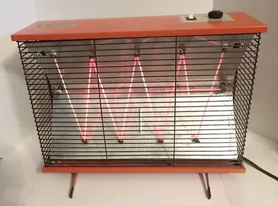 Vintage Rare Air King Orange Metal Portable Heater By Simpson Sears Canada Works • $29.99