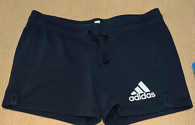 $15 • Buy ADIDAS Ladies Shorts Size Large As New Black 
