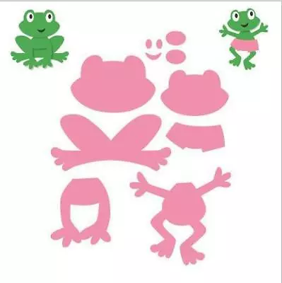 Frog Metal Cutting Dies Stencil DIY Scrapbooking Card Album Embossing Decor Die  • $6.69