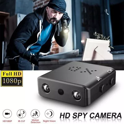 HD 1080P Mini Hidden Spy Camera Micro Security Cam Night Vision Camcorder • $23.93