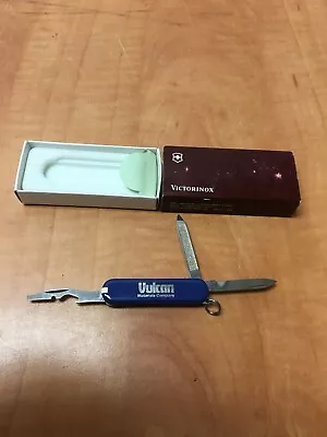 Swiss Army Knife VICTORINOX ROSTFREI ADVERTISING PIECE Vulcan Materials W/box • $16.99