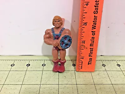 1983 MOTU He-Man Masters Of The Universe He-Man Figure With Clip By H-G Toys • $15.95