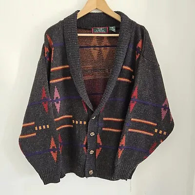 Vintage The Mens Store Cardigan Adult Large Sears Sweater Grunge Hipster 80s 90s • $39.98