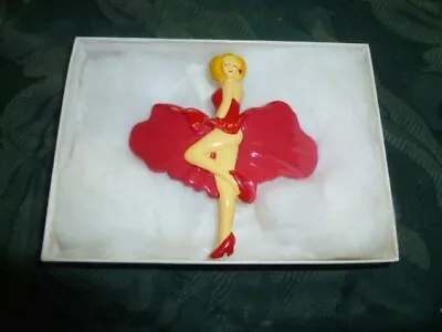 Vintage? Marilyn Monroe Skirt Blowing Up  From  The 7 Year Itch  Large Brooch • $14.99