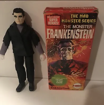 Mego Frankenstein Type 2 -rare - Mad Monsters 8  1974 8  Figure - Mint In Box • $699