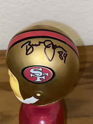 $65 • Buy Brent Jones Signed Auto San Francisco SF 49ers Bobblehead NEW COA Forty Niners