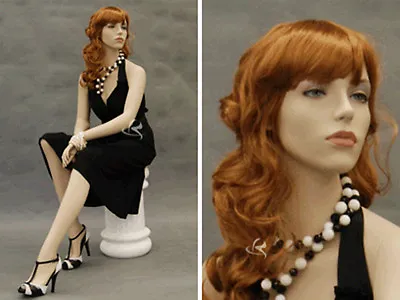 Female Fiberglass Mannequin Pretty Face Elegant Looking Dress Form #MD-9020 • $239