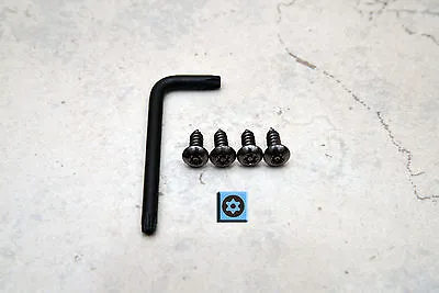 Anti-Theft *BLACK NICKEL* Security Screws MERCEDES FRONT License Plate Frame • $8