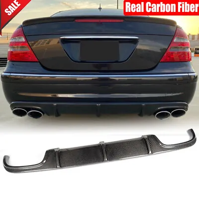 Carbon Fiber Rear Bumper Diffuser Lip For Benz E-class W211 E55 AMG Sedan 03-06 • $298.72