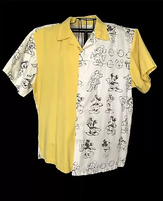 Disney World Resort Cast Member Costume Uniform Shirt Mickey Mouse Animation XL • $45