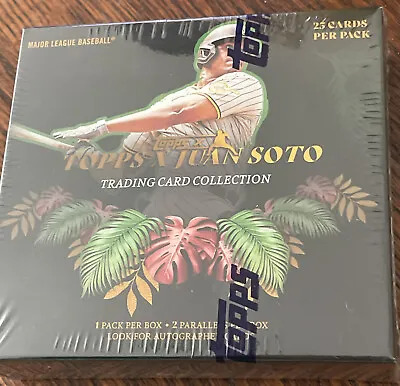 2022 TOPPS X JUAN SOTO CURATED SET - FACTORY SEALED BOX 25 Cards -Auto 1:5boxes • $52