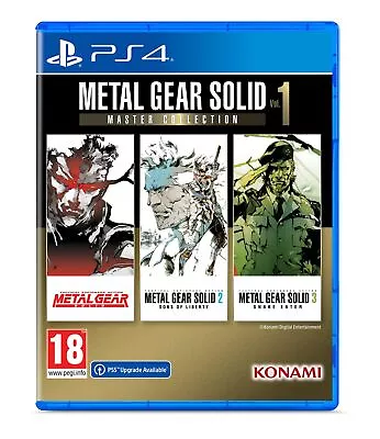 Metal Gear Solid Master Collection Vol. 1 - PS4 (Sony Playstation 4) (UK IMPORT) • $62.46