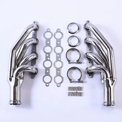 $109.99 • Buy Exhaust Header Manifold For LS1 LS6 LSX GM V8 Chevy Up & Forward Turbo Manifold