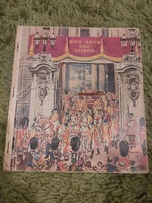 $15 • Buy God Save The Queen A Look Through Picture Book Circa 1952 Raphael Tuck And Sons