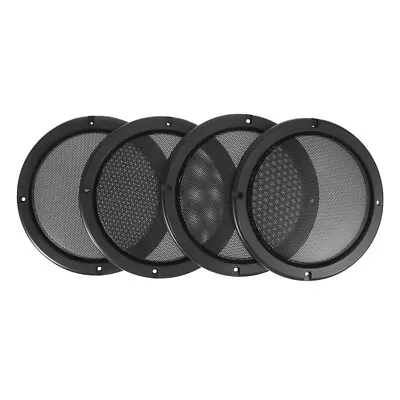 4PCS 6in Car Speaker Grill Cover Mesh Subwoofer Protector Case Black Universal • $19.70