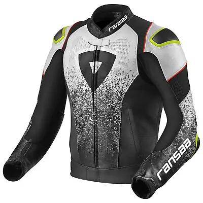 Quantum Pro Race Leather Jacket - Motorcycle Racing Leather Custom Jacket • $194.69