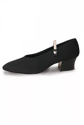 Roch Valley Canvas Character Shoes Cuban Heel RAD Regulation Wear Suede Sole • £19.99