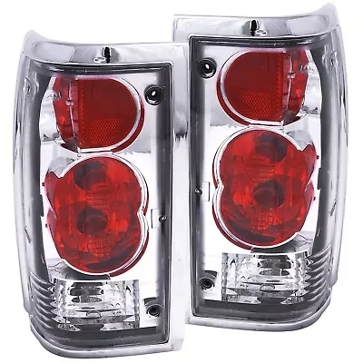 Fits Mazda B2000 B2200 B2600 Tail Lights Left & Right Pair Clear Lens & Chrome • $110.18